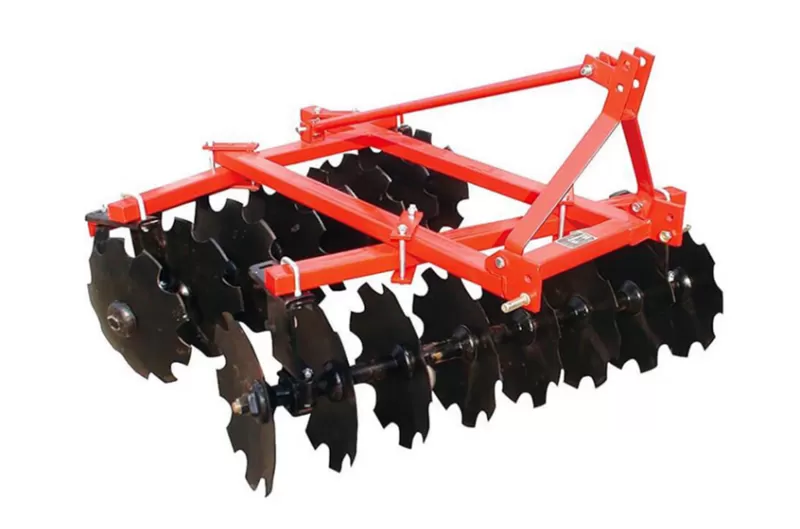 Mounted light duty disc harrow